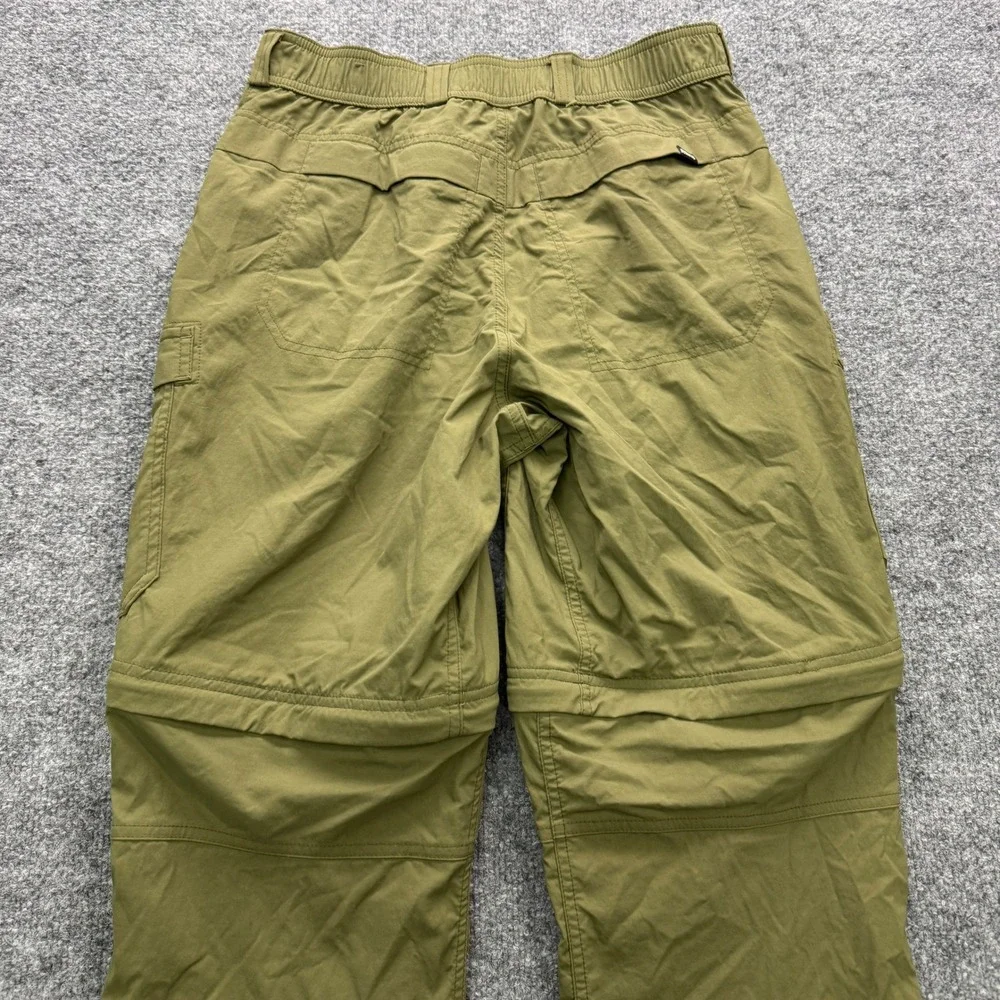 REI Olive Green Convertible Cargo Pants - Picture 3 of 13
